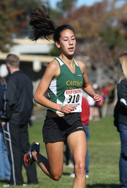 NCS XC D1 Girls-035.JPG - 2009 North Coast Section Cross Country Championships, Hayward High School, Hayward, California